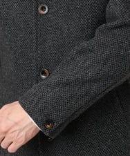 MKUAD72450 MK MICHEL KLEIN HOMME(MKミッシェルクランオム) RENEWOOLドビー / スタンドカラーコート グレー