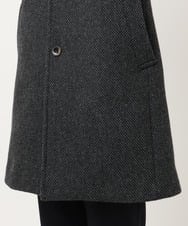 MKUAD72450 MK MICHEL KLEIN HOMME(MKミッシェルクランオム) RENEWOOLドビー / スタンドカラーコート グレー