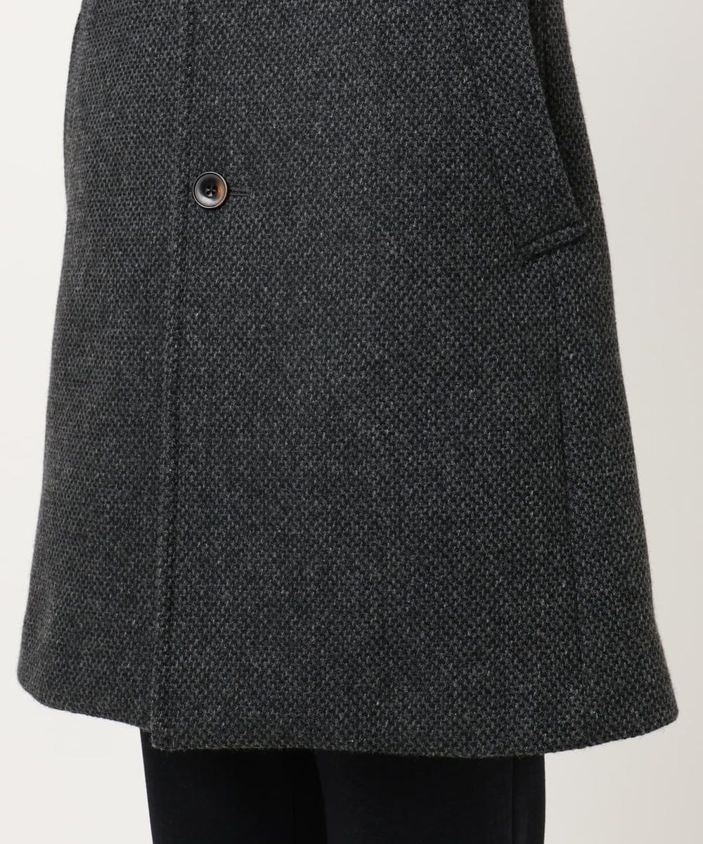 MKUAD72450 MK MICHEL KLEIN HOMME(MKミッシェルクランオム) RENEWOOLドビー / スタンドカラーコート グレー