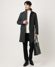 MKUAD72450 MK MICHEL KLEIN HOMME(MKミッシェルクランオム) RENEWOOLドビー / スタンドカラーコート グレー