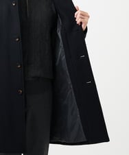 MKUAD72450 MK MICHEL KLEIN HOMME(MKミッシェルクランオム) RENEWOOLドビー / スタンドカラーコート ブラック