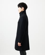 MKUAD72450 MK MICHEL KLEIN HOMME(MKミッシェルクランオム) RENEWOOLドビー / スタンドカラーコート ブラック
