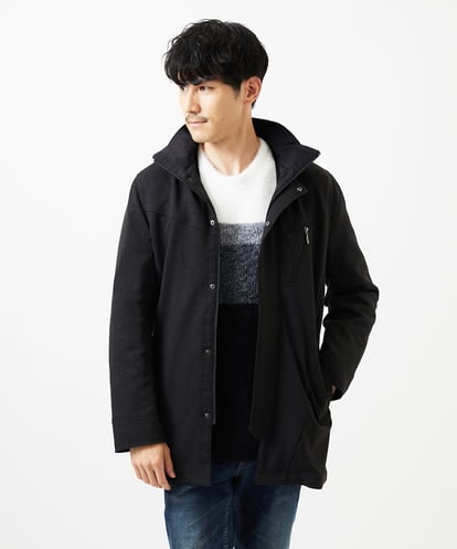 MKUAF11318 MK MICHEL KLEIN HOMME 3WAYフードコート TECEASY