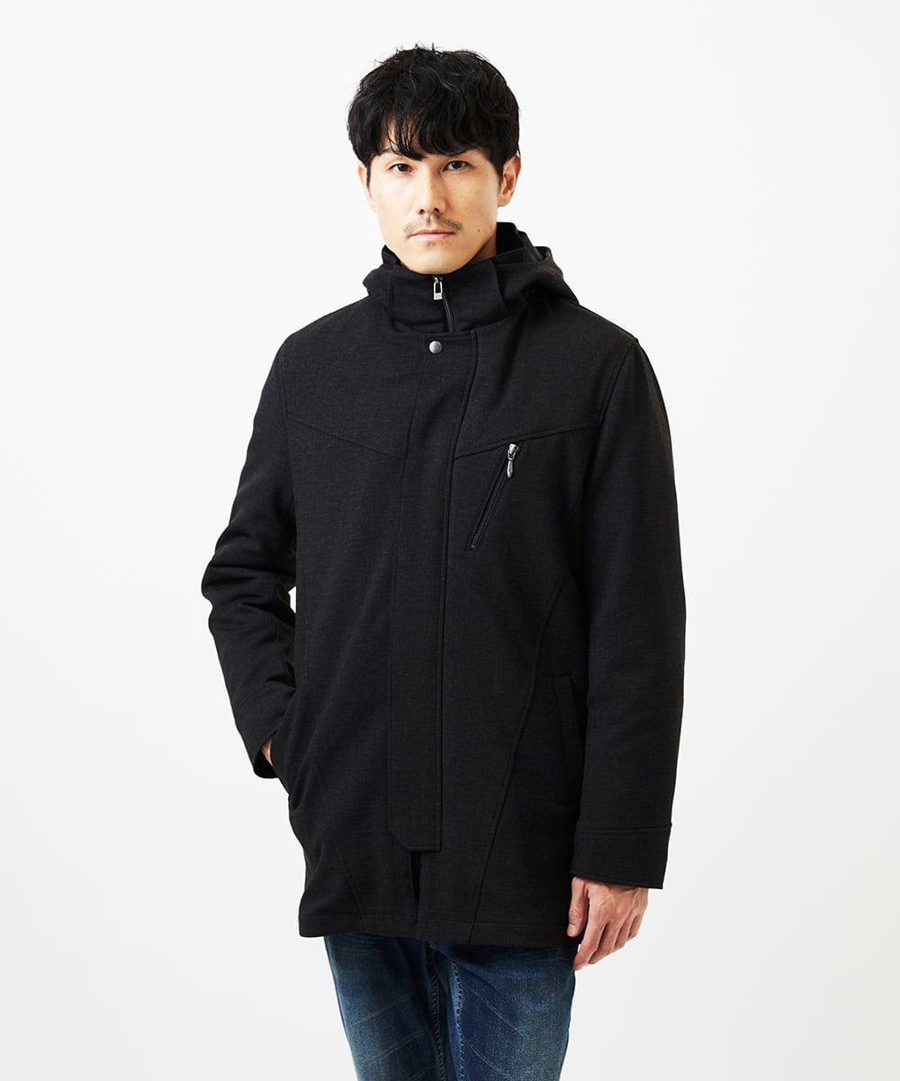 MKUAF11318 MK MICHEL KLEIN HOMME(MKミッシェルクランオム) 3WAYフードコート TECEASY カーキ