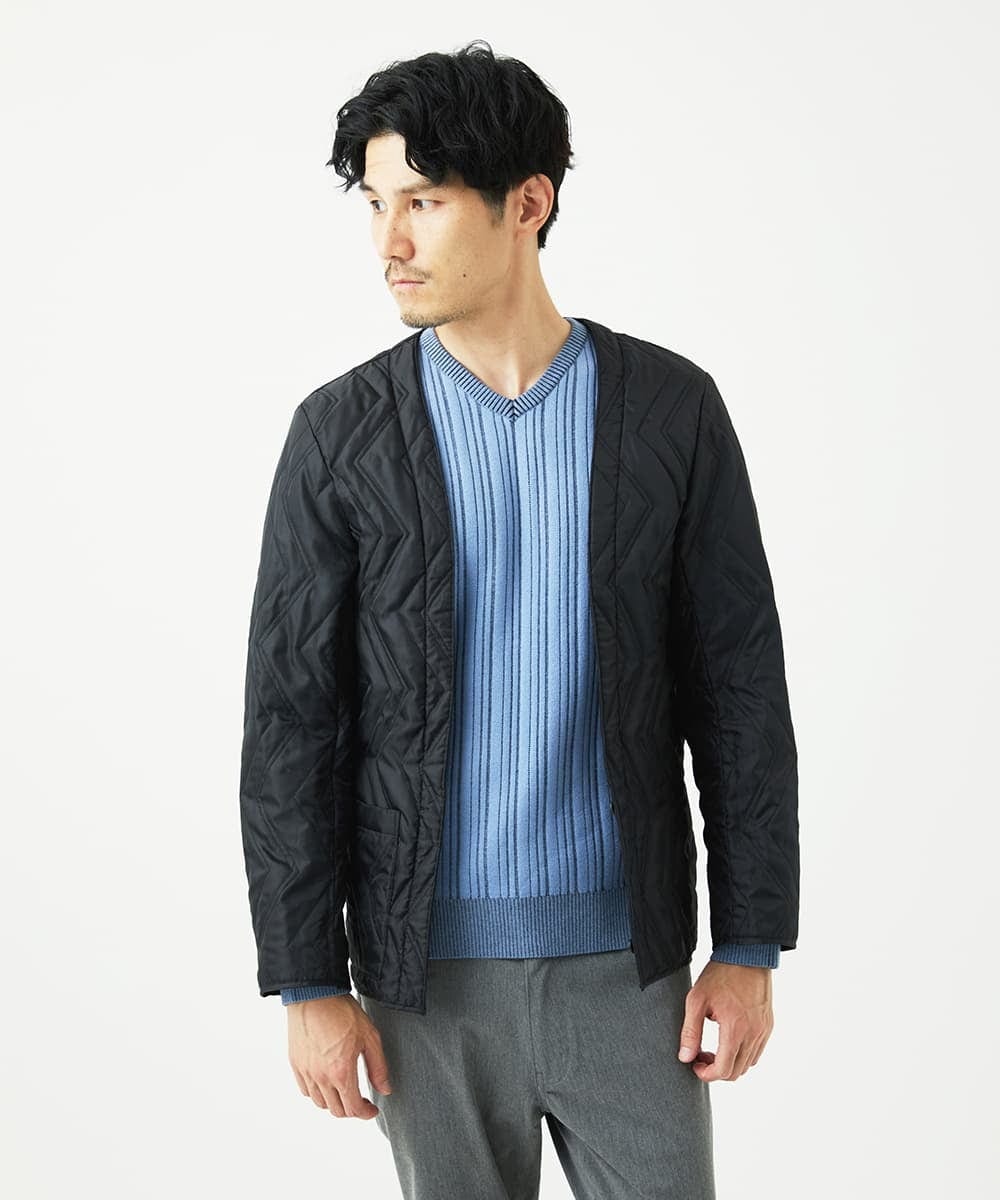 MKUAF11318 MK MICHEL KLEIN HOMME(MKミッシェルクランオム) 3WAYフードコート TECEASY ネイビー