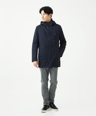MKUAF11318 MK MICHEL KLEIN HOMME(MKミッシェルクランオム) 3WAYフードコート TECEASY ネイビー
