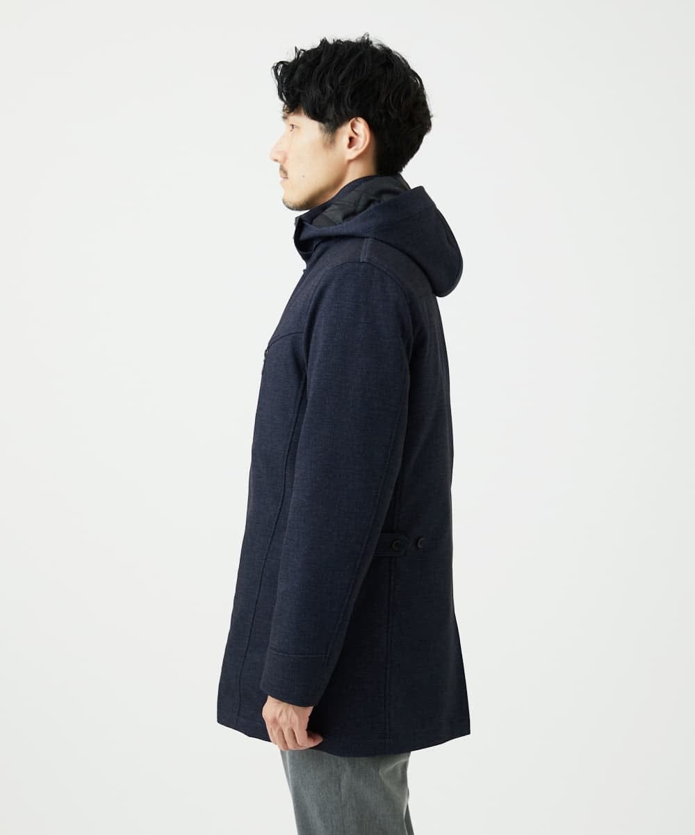 MKUAF11318 MK MICHEL KLEIN HOMME(MKミッシェルクランオム) 3WAYフードコート TECEASY ネイビー