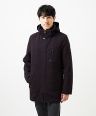 MKUAF11318 MK MICHEL KLEIN HOMME(MKミッシェルクランオム) 3WAYフードコート TECEASY パープル