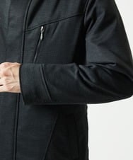 MKUAF12318 MK MICHEL KLEIN HOMME(MKミッシェルクランオム) 3WAY千鳥柄フードブルゾン TECEASY ダークグレー