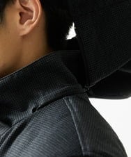MKUAF12318 MK MICHEL KLEIN HOMME(MKミッシェルクランオム) 3WAY千鳥柄フードブルゾン TECEASY ダークグレー