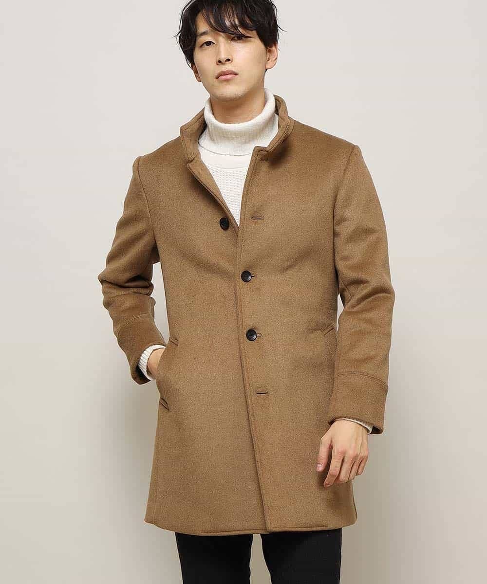 MKUAJ82270 MK MICHEL KLEIN HOMME(MKミッシェルクランオム) コート／Ｗフェイスグランメルトン ベージュ