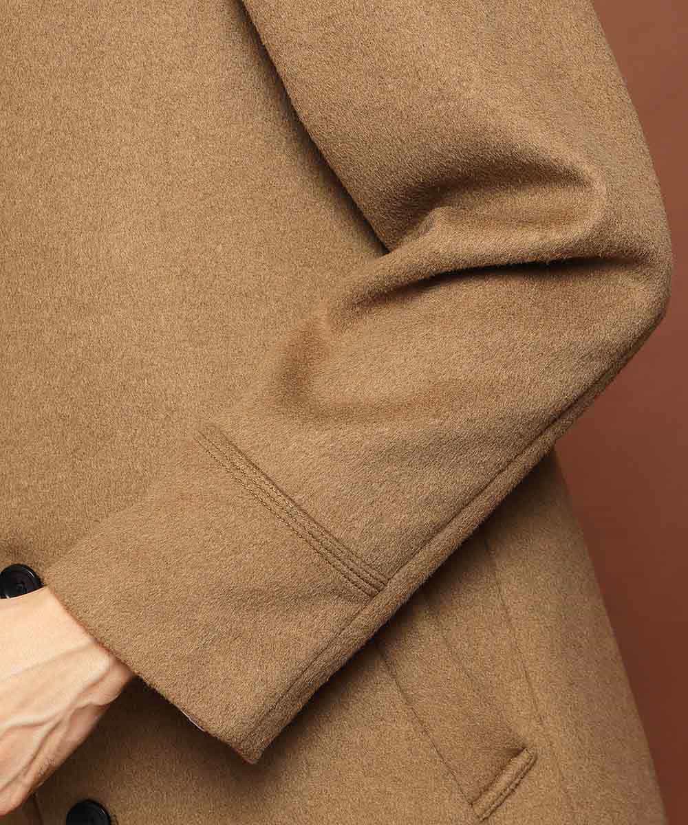 MKUAJ82270 MK MICHEL KLEIN HOMME(MKミッシェルクランオム) コート／Ｗフェイスグランメルトン ベージュ