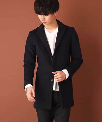 MKUAL70190 MK MICHEL KLEIN HOMME チェスターコート／ブリティッシュＷフェイス