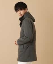MKUAO22230 MK MICHEL KLEIN HOMME(MKミッシェルクランオム) 《オンラインストア限定プライス》【着脱可能！ハイブリットボアライナー付き】４ＷＡＹ：ストレッチコート カーキ