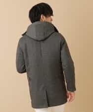 MKUAO22230 MK MICHEL KLEIN HOMME(MKミッシェルクランオム) 《オンラインストア限定プライス》【着脱可能！ハイブリットボアライナー付き】４ＷＡＹ：ストレッチコート カーキ