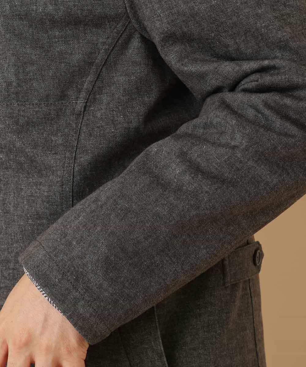 MKUAO22230 MK MICHEL KLEIN HOMME(MKミッシェルクランオム) 《オンラインストア限定プライス》【着脱可能！ハイブリットボアライナー付き】４ＷＡＹ：ストレッチコート カーキ