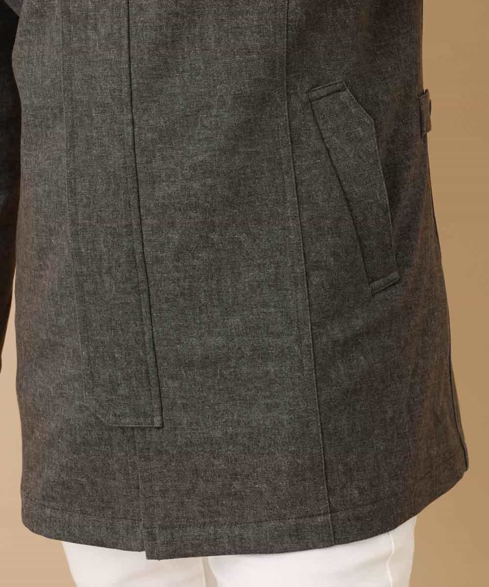 MKUAO22230 MK MICHEL KLEIN HOMME(MKミッシェルクランオム) 《オンラインストア限定プライス》【着脱可能！ハイブリットボアライナー付き】４ＷＡＹ：ストレッチコート カーキ