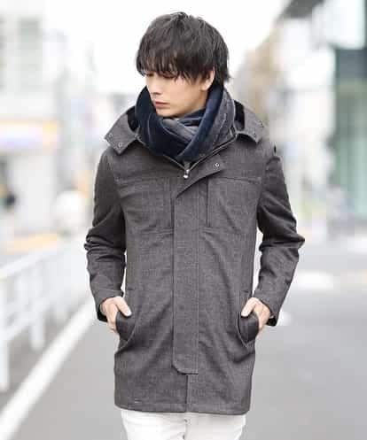 MKUAO22230 MK MICHEL KLEIN HOMME 《オンラインストア限定プライス》【着脱可能！ハイブリットボアライナー付き】４ＷＡＹ：ストレッチコート