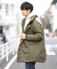 MKUAO41230 MK MICHEL KLEIN HOMME(MKミッシェルクランオム) モンスターパーカーコート カーキ