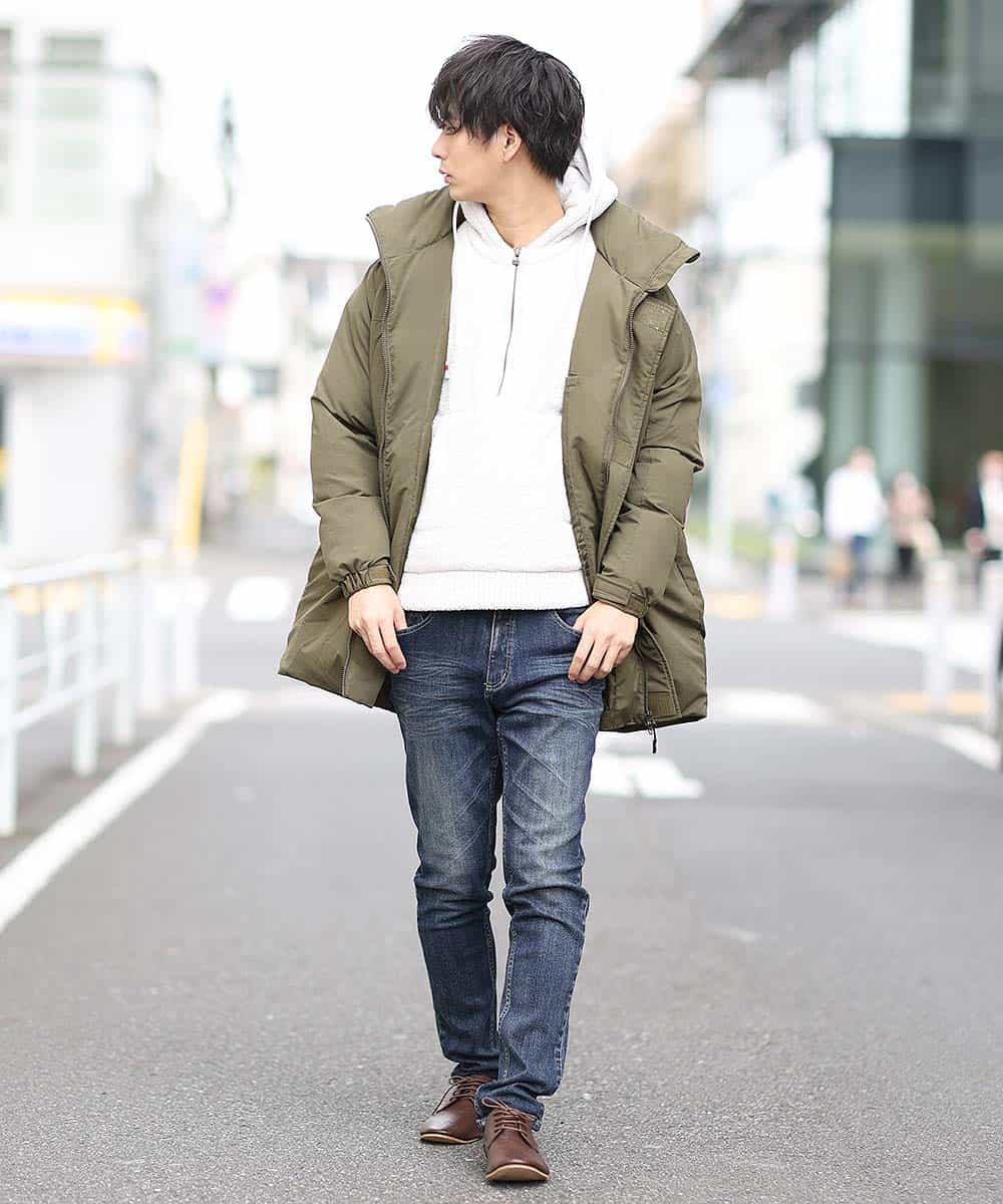 MKUAO41230 MK MICHEL KLEIN HOMME(MKミッシェルクランオム) モンスターパーカーコート カーキ