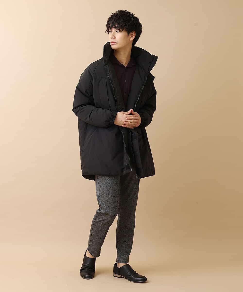 MKUAO41230 MK MICHEL KLEIN HOMME(MKミッシェルクランオム) モンスターパーカーコート ブラック