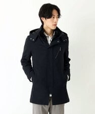 MKUAU11270 MK MICHEL KLEIN HOMME(MKミッシェルクランオム) 2WAY TEC ライナー付きコート ネイビー(57)