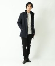 MKUAU11270 MK MICHEL KLEIN HOMME(MKミッシェルクランオム) 2WAY TEC ライナー付きコート ネイビー(57)
