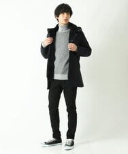 MKUAU11270 MK MICHEL KLEIN HOMME(MKミッシェルクランオム) 2WAY TEC ライナー付きコート ネイビー(57)
