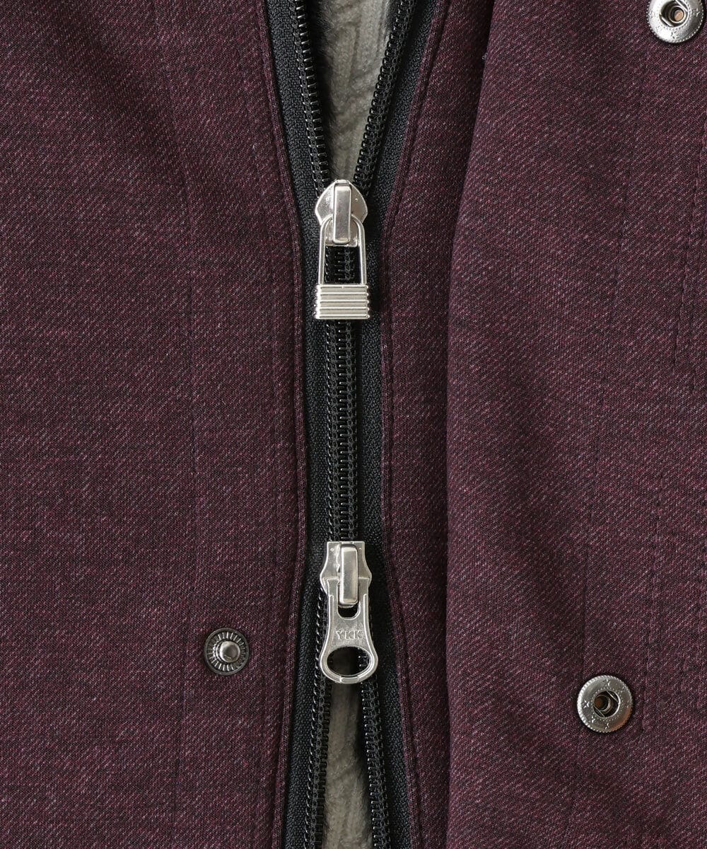 MKUAU11270 MK MICHEL KLEIN HOMME(MKミッシェルクランオム) 2WAY TEC ライナー付きコート パープル(77)