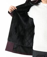 MKUAU11270 MK MICHEL KLEIN HOMME(MKミッシェルクランオム) 2WAY TEC ライナー付きコート パープル(77)