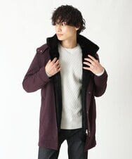 MKUAU11270 MK MICHEL KLEIN HOMME(MKミッシェルクランオム) 2WAY TEC ライナー付きコート パープル(77)