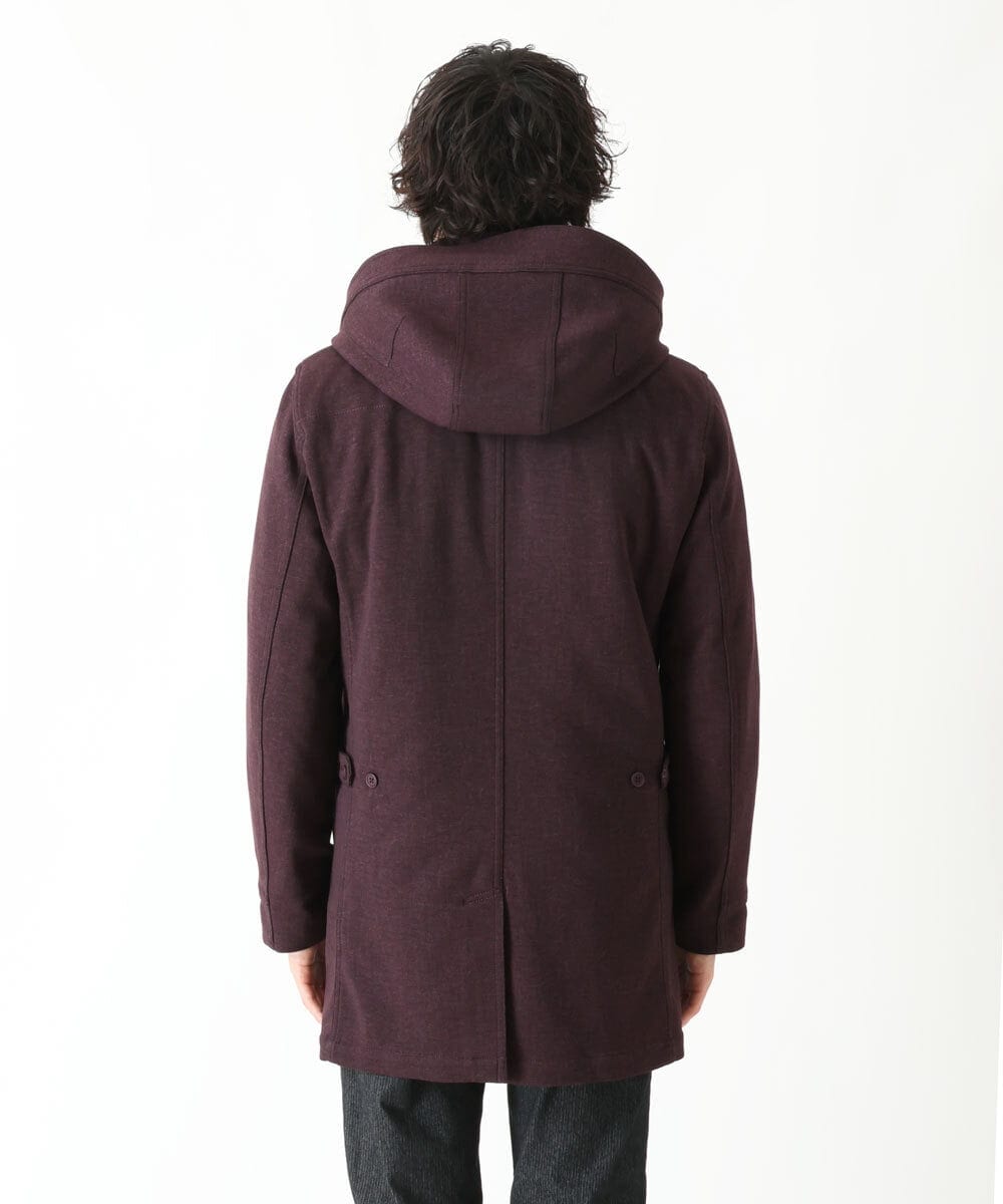 MKUAU11270 MK MICHEL KLEIN HOMME(MKミッシェルクランオム) 2WAY TEC ライナー付きコート パープル(77)