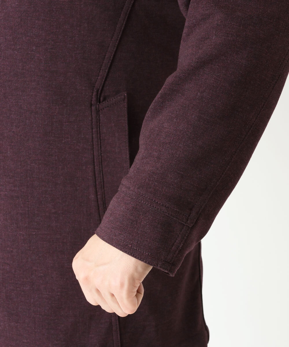 MKUAU11270 MK MICHEL KLEIN HOMME(MKミッシェルクランオム) 2WAY TEC ライナー付きコート パープル(77)