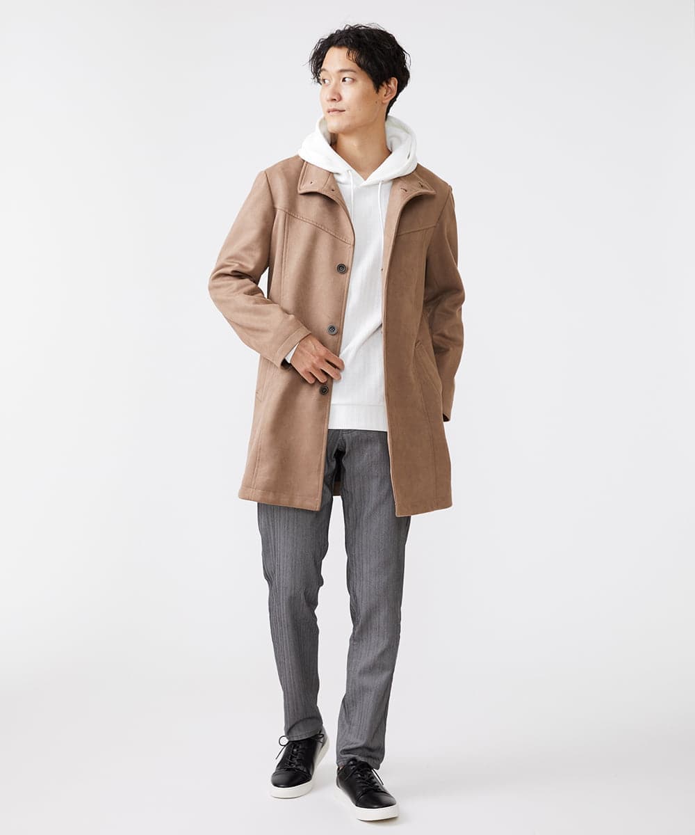 【美品】H&M ロングスエードコート