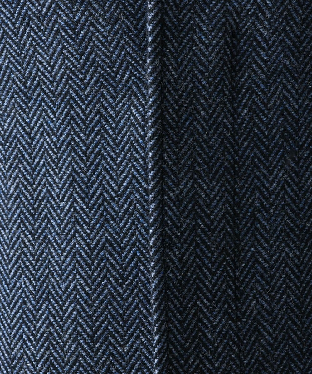 MKUAV70420 MK MICHEL KLEIN HOMME(MKミッシェルクランオム) 尾州ツイード / ロングコート ブルー