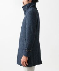 MKUAV70420 MK MICHEL KLEIN HOMME(MKミッシェルクランオム) 尾州ツイード / ロングコート ブルー
