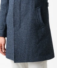 MKUAV70420 MK MICHEL KLEIN HOMME(MKミッシェルクランオム) 尾州ツイード / ロングコート ブルー