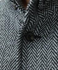 MKUAV70420 MK MICHEL KLEIN HOMME(MKミッシェルクランオム) 尾州ツイード / ロングコート グレー(92)