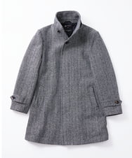 MKUAV70420 MK MICHEL KLEIN HOMME(MKミッシェルクランオム) 尾州ツイード / ロングコート グレー(92)