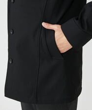 MKUAV71420 MK MICHEL KLEIN HOMME(MKミッシェルクランオム) ライナー付き / ウールタッチボンディングコート ブラック(94)