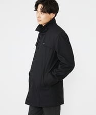 MKUAV71420 MK MICHEL KLEIN HOMME(MKミッシェルクランオム) ライナー付き / ウールタッチボンディングコート ブラック(94)