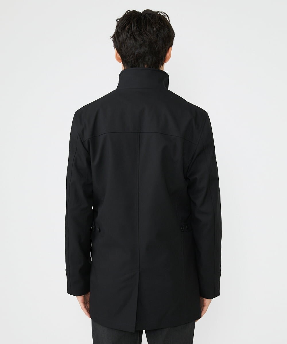 MKUAV71420 MK MICHEL KLEIN HOMME(MKミッシェルクランオム) ライナー付き / ウールタッチボンディングコート ブラック(94)