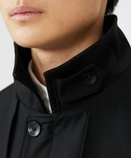 MKUAV71420 MK MICHEL KLEIN HOMME(MKミッシェルクランオム) ライナー付き / ウールタッチボンディングコート ブラック(94)