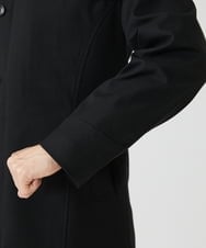 MKUAV71420 MK MICHEL KLEIN HOMME(MKミッシェルクランオム) ライナー付き / ウールタッチボンディングコート ブラック(94)