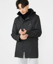 MKUAX11272 MK MICHEL KLEIN HOMME(MKミッシェルクランオム) 2WAYスタンドコート / TEC EASY JERSY カーキ(37)