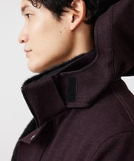 MKUAX11272 MK MICHEL KLEIN HOMME(MKミッシェルクランオム) 2WAYスタンドコート / TEC EASY JERSY パープル(77)