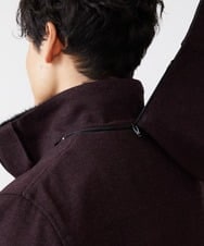 MKUAX11272 MK MICHEL KLEIN HOMME(MKミッシェルクランオム) 2WAYスタンドコート / TEC EASY JERSY パープル(77)