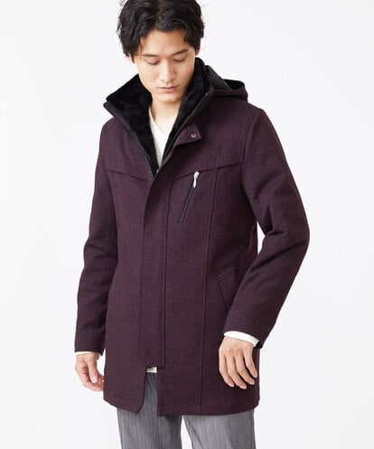 MKUAX11272 MK MICHEL KLEIN HOMME 2WAYスタンドコート / TEC EASY JERSY