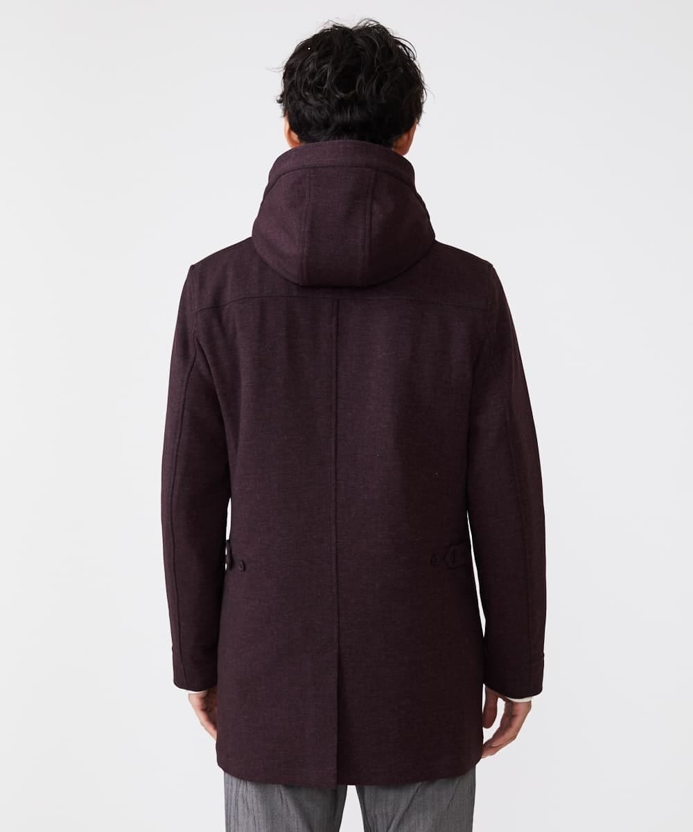 MKUAX11272 MK MICHEL KLEIN HOMME(MKミッシェルクランオム) 2WAYスタンドコート / TEC EASY JERSY パープル(77)