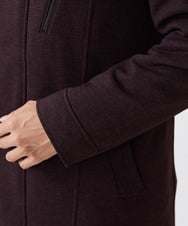 MKUAX11272 MK MICHEL KLEIN HOMME(MKミッシェルクランオム) 2WAYスタンドコート / TEC EASY JERSY パープル(77)